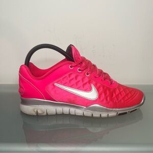Nike Free TR Luxe Women's Running Shoes Size 7.5 Ultra Pink Silver 453341-600